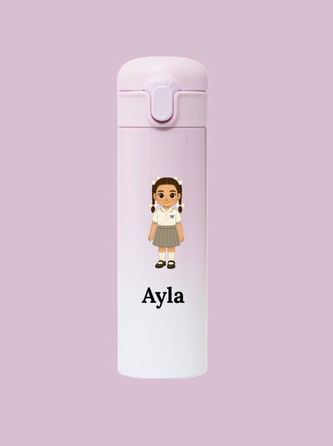 Uşaqlar üçün termos, 400 ml, paslanmayan polad, çəhrayı — Bakı