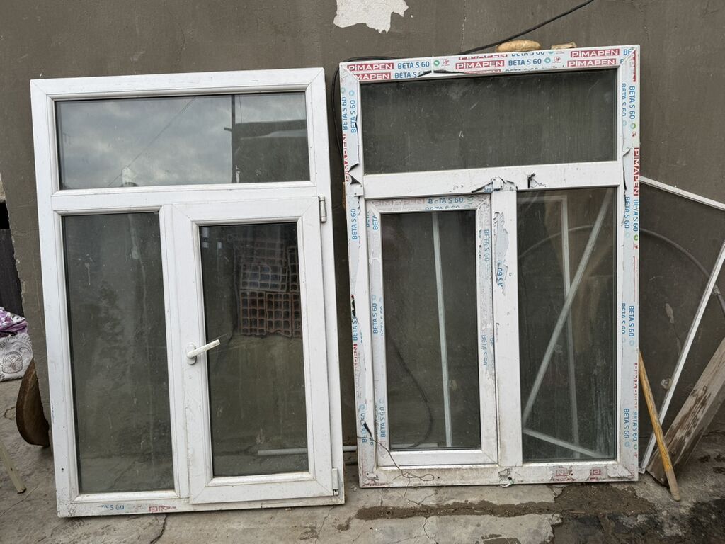 İki ədəd pəncərə yaxşı vəziyyətdə, setkalarıda var. İki ededi 150 azn — Pəncərələr, qapılar, balkonlar, Bakı