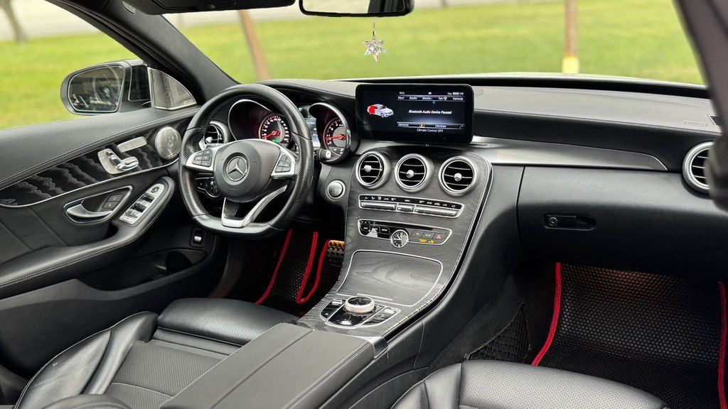 Mercedes C 300, 2.0 L, 2017 il, 128 000 km — Avtomobillər, Bakı (12)