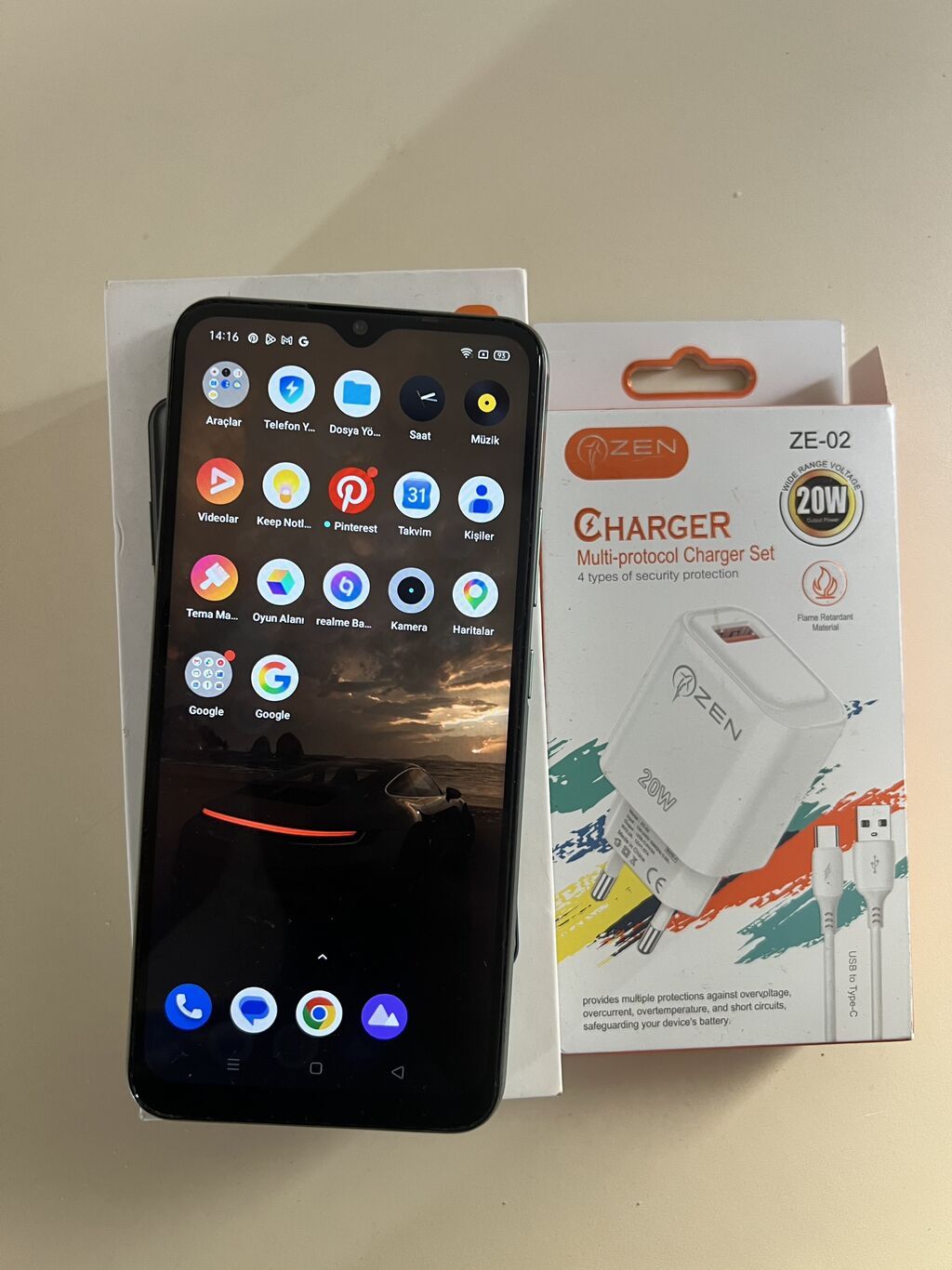 Realme C11 (2021), 32 GB, rəng - Yaşıl, Sensor — Realme, Bakı (4)