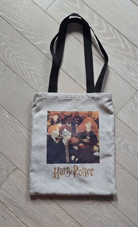 Harry Potter temalı kanvas tote çanta - Material: qalın, dayanıqlı — Bakı