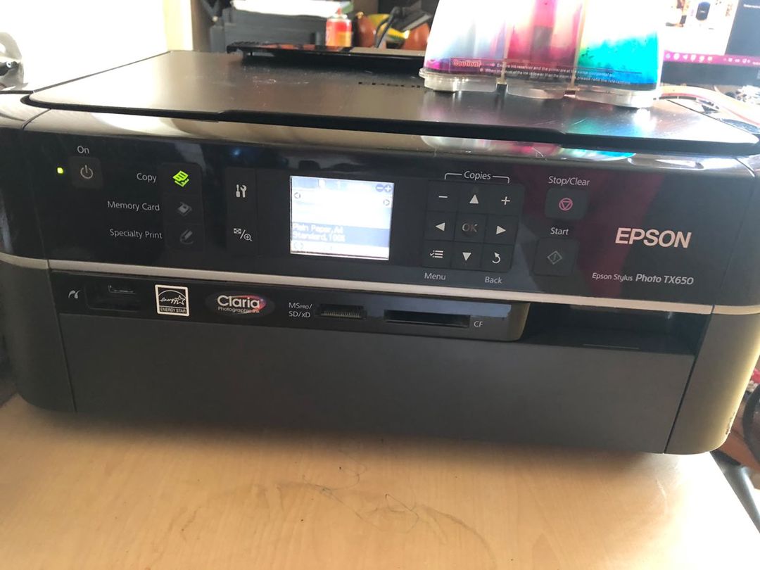 Epson Stylus Photo TX650 çox funksiyalı rəngli printer(skaner+kseroks) — Printerləri, Bakı (6)
