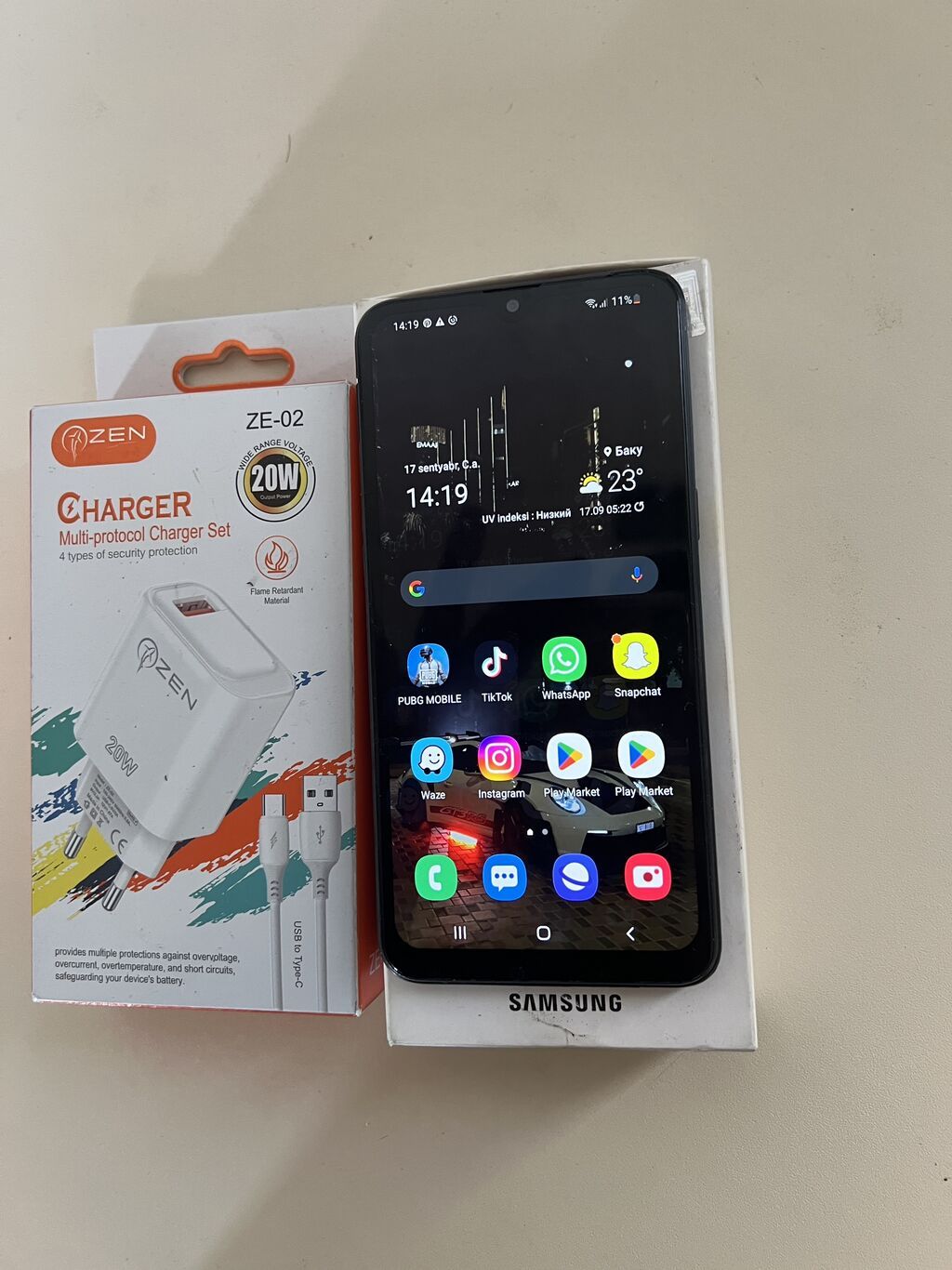 Samsung Galaxy A10s, 32 GB, rəng - Qara, Sensor — Samsung, Bakı (4)