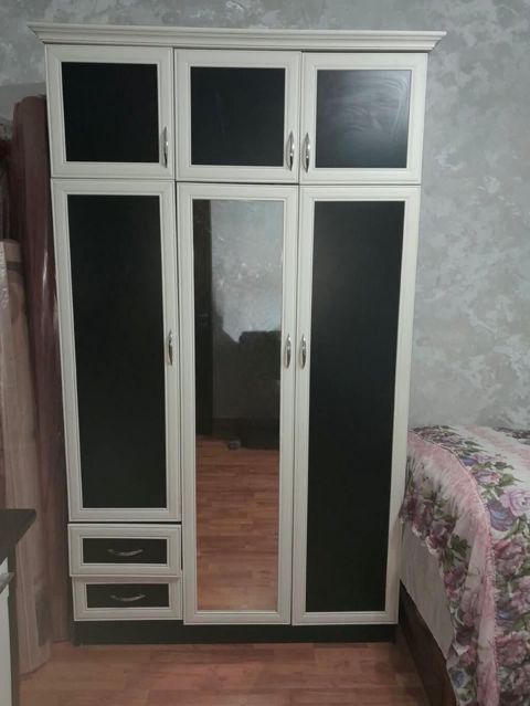 Yataq otağı və qonaq otağı üçün mebel dəsti - Geyim şkafı: 3 bölməli — Bakı