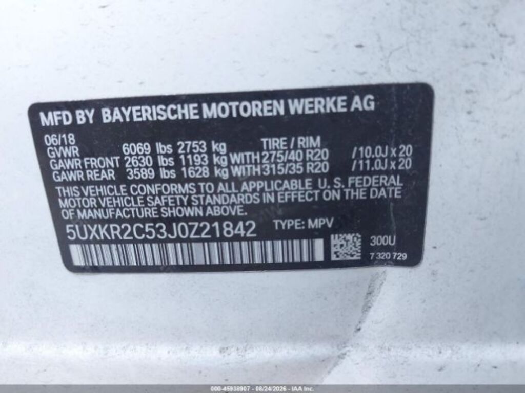 BMW X5, 3.0 L, 2018 il, 168 271 km — Avtomobillər (9)