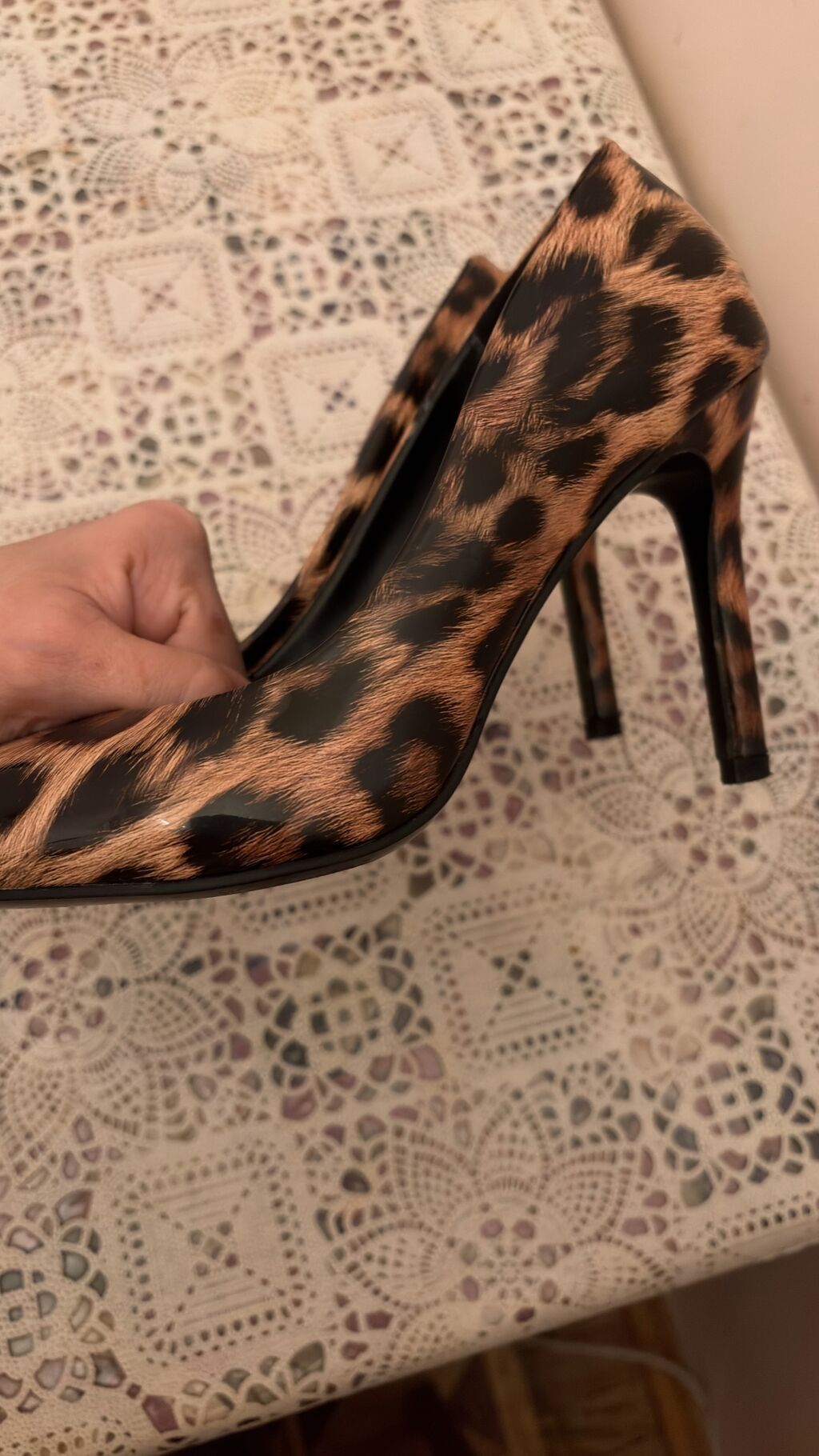 Leopard naxışlı qadın klassik tuflilər - Brend/Model: Daxildə — Tufl, Bakı (10)
