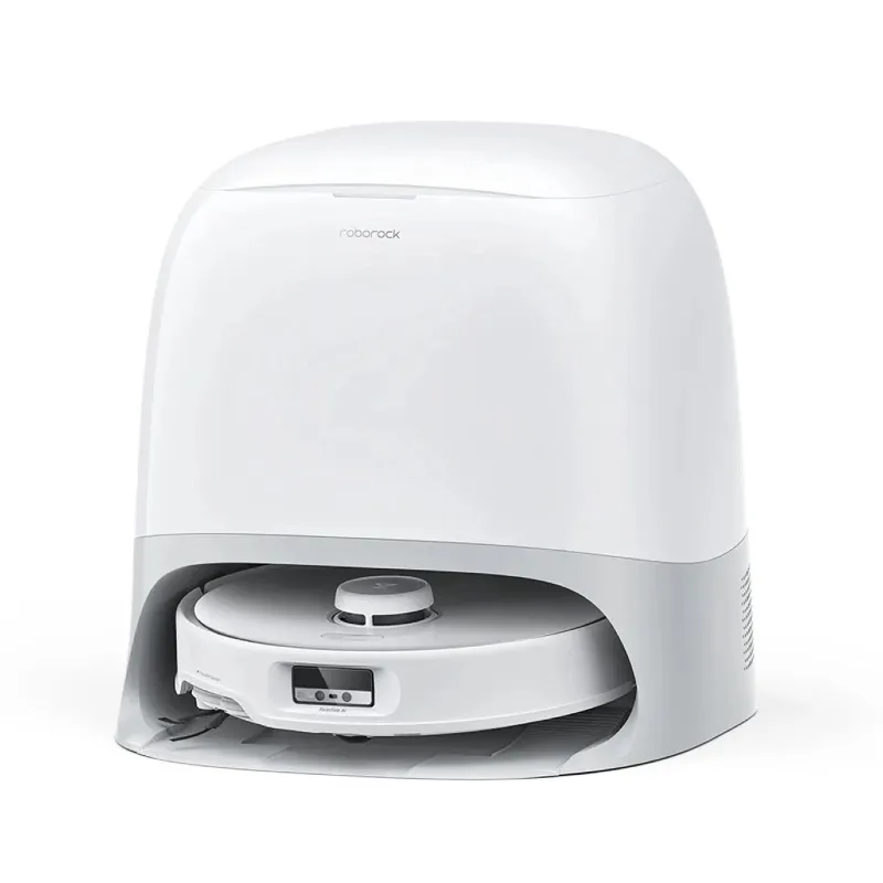Roborock Robotic Vacuum Cleaner+Empty Wash Fill Dock Qrevo Curv RU (V10VIV) White (QRC02-02) — Bakı