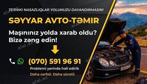 Seyyar avto temir Yolda qaldınız? Avtomobilinizdə qəfil nasazlıq — Bakı