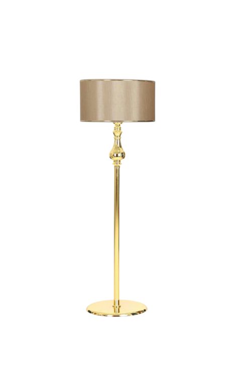 Döşəməüstü lampa 3969, parça/metal, qızılı/qəhvəyi, 150 sm — Bakı