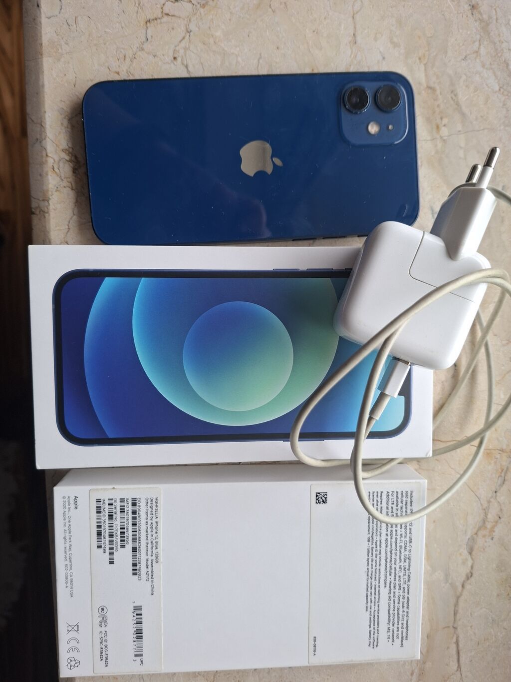 IPhone 12, 128 GB, Mavi, Face ID — Apple iPhone, Bakı (2)