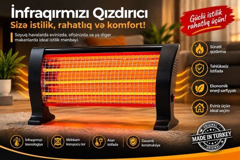 Ekanom qorumalı qızdırıcı. Sezonun malı. Mehsul mehdut saydadır — Bakı