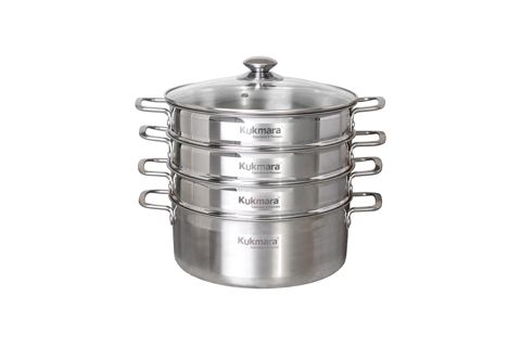 Mantı bişirici Kukmara stm502803sbg, paslanmayan polad, 3 torlu, gümüşü, 5 l — Bakı
