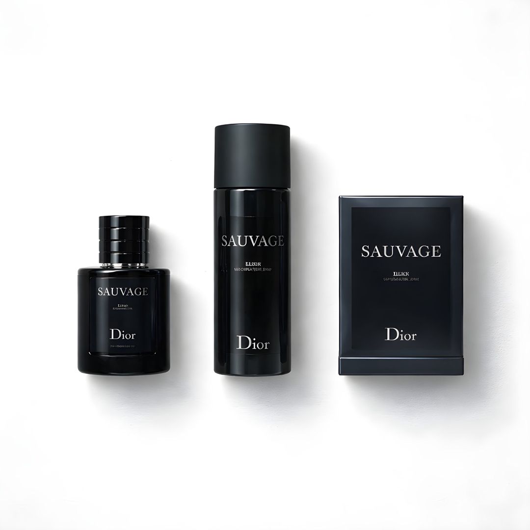No Brand Sauvage Elixir ətir dəsti kişilər üçün (ətir suyu 60 ml + dezodorant 200 ml) — Mallar, Bakı