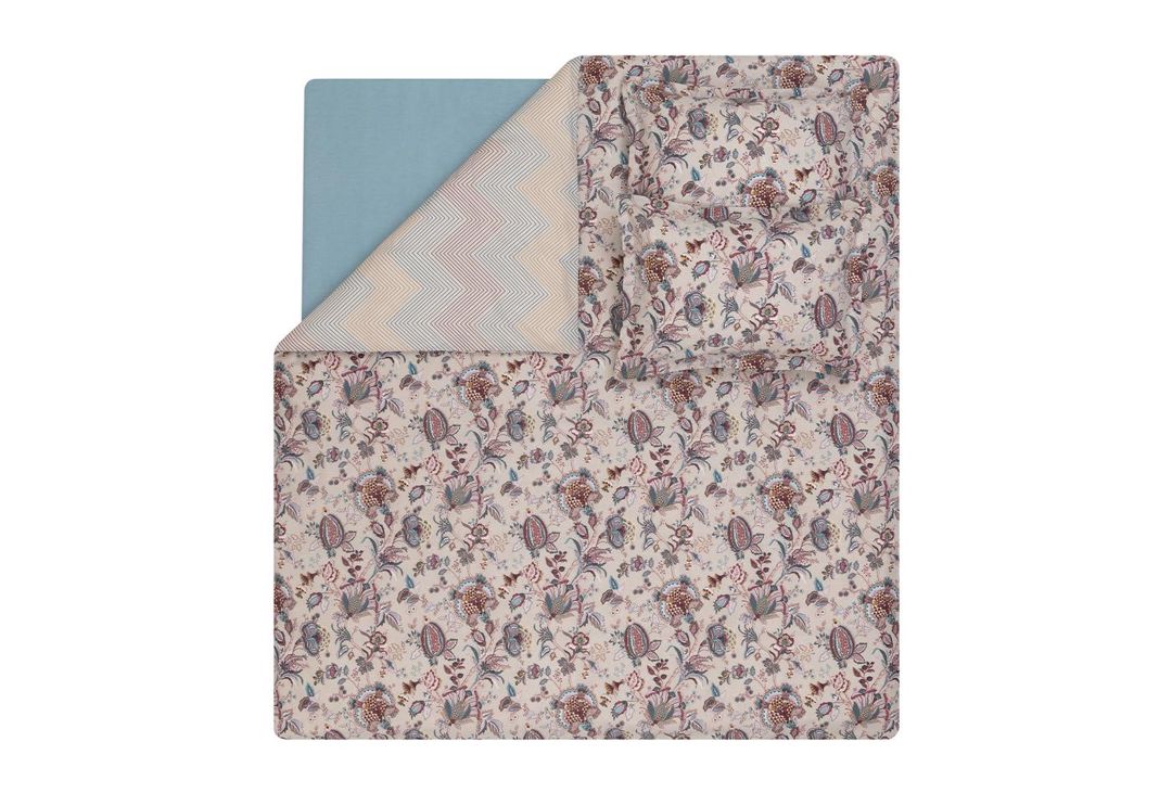 Yataq dəsti Yataş Clowis, yorğan üzü 200х220 sm, mələfə 260x240 sm, 2 əd yastıq üzü 50x70 sm, pambıq, ikinəfərlik, bej — Mallar, Bakı (3)