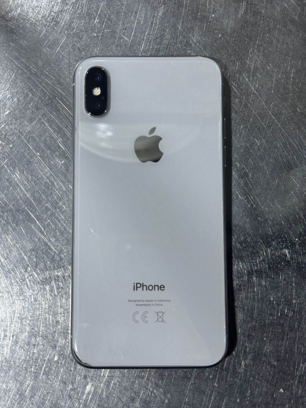 IPhone X, 64 GB, Ağ, Qırıq — Apple iPhone, Masazır (2)