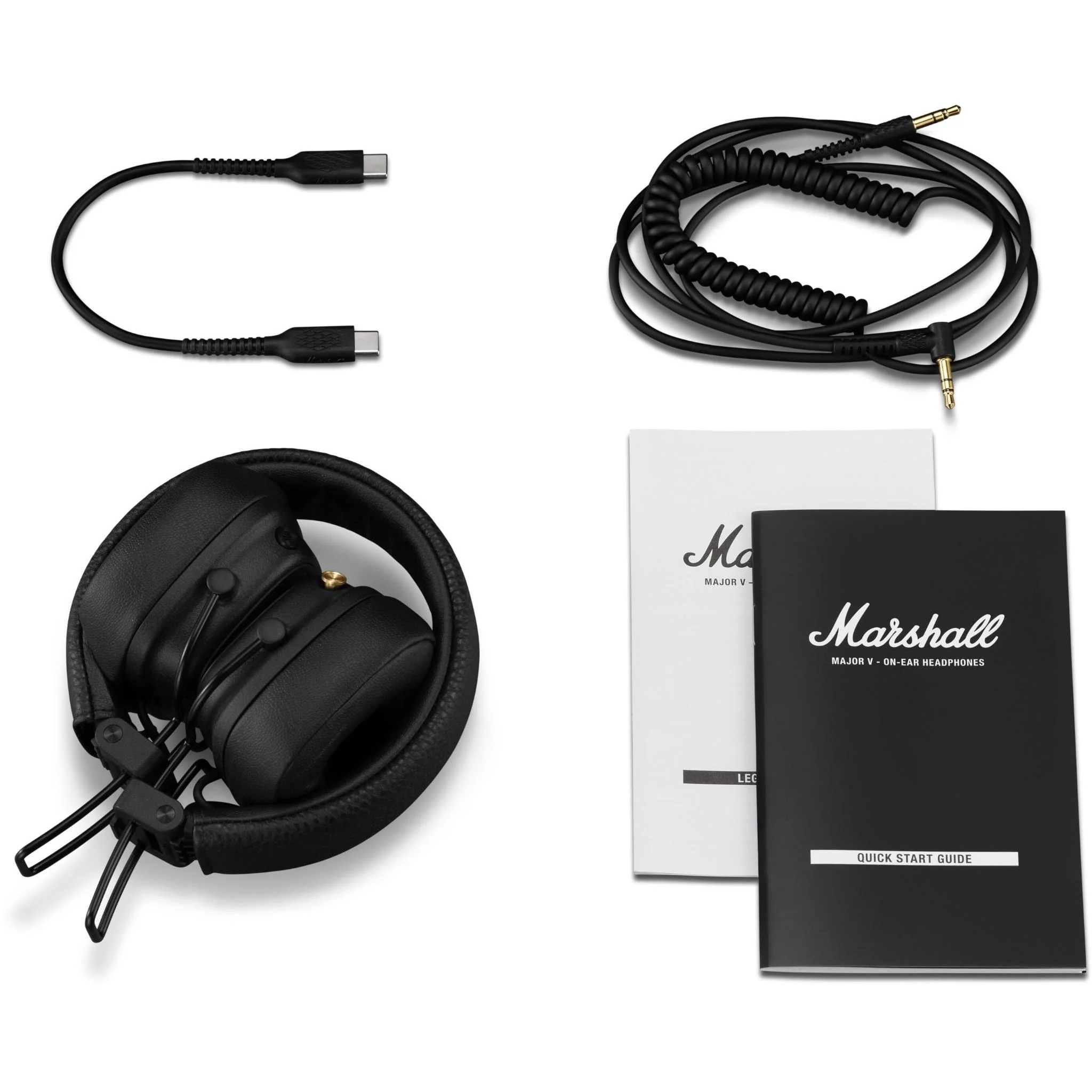 Marshall Major V Wireless On-Ear Bluetooth Headphones (Black) — Simsiz qulaqlıqlar, Bakı (3)