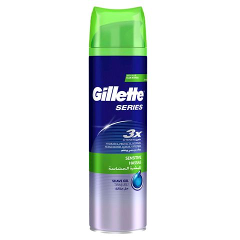 Təraş geli Gillette Series Sensitive Skin həssas dəri üçün, 200 ml — Bakı