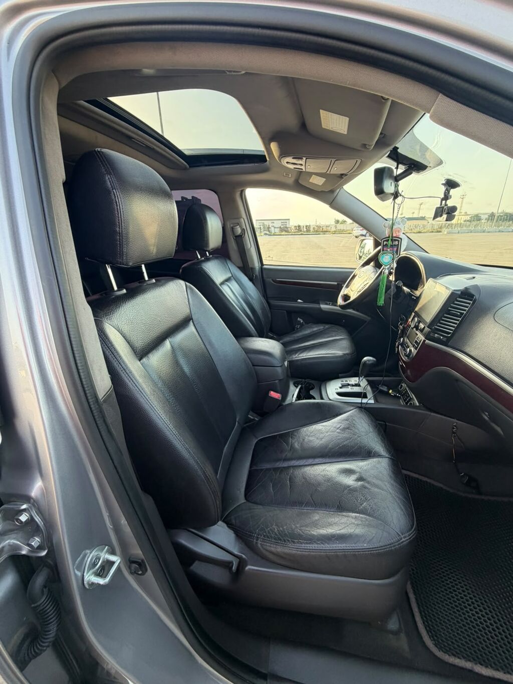 Hyundai Santa Fe, gümüşü rəng, benzinli SUV. Texniki və dizayn 99-EK-399 — Avtomobillər, Bakı (7)