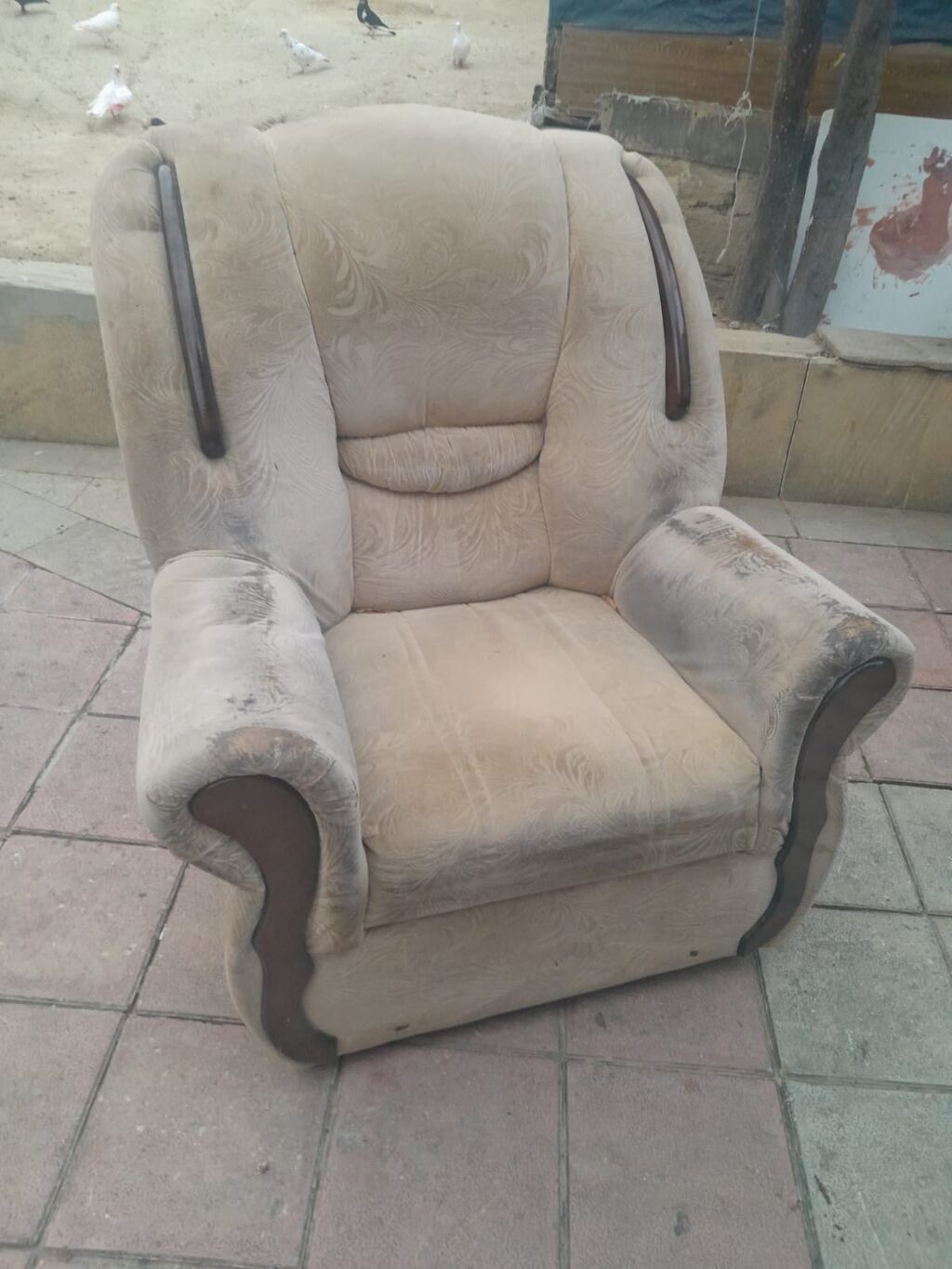 İşlənmiş, Kreslo, Parça, Kredit yoxdur, Çatdırılma yoxdur — Kreslolar, Masazır (2)