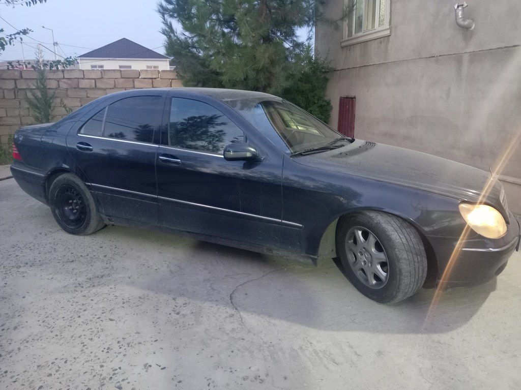 Mercedes S 320, 3.2 L, 2000 il, 128 000 km 90-DF-068 — Avtomobillər, Şirvan (4)
