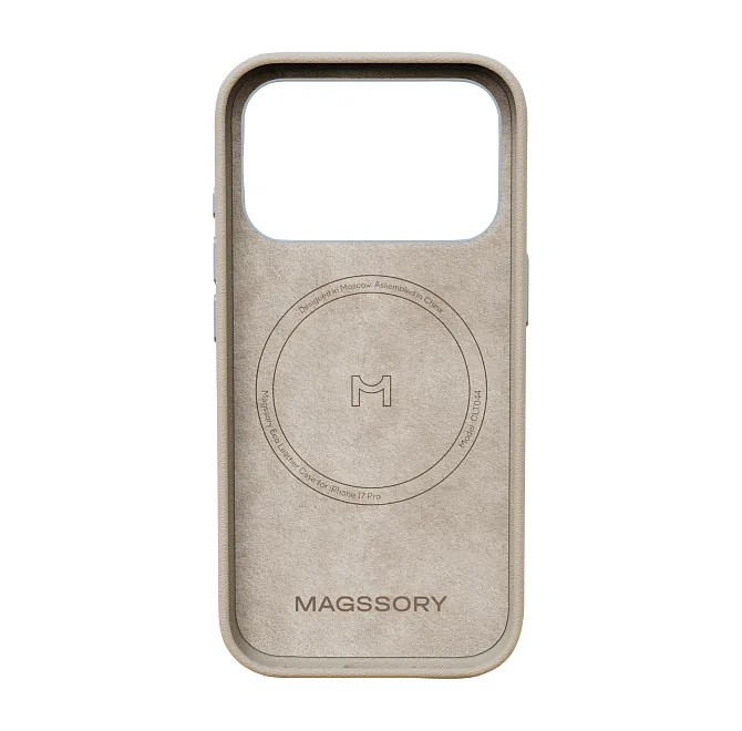 Smartphone case Magssory Eco-Leather Case for iPhone 17 Pro Ivory (CLT044i) — Telefonlar və qadjetlər, Bakı (2)