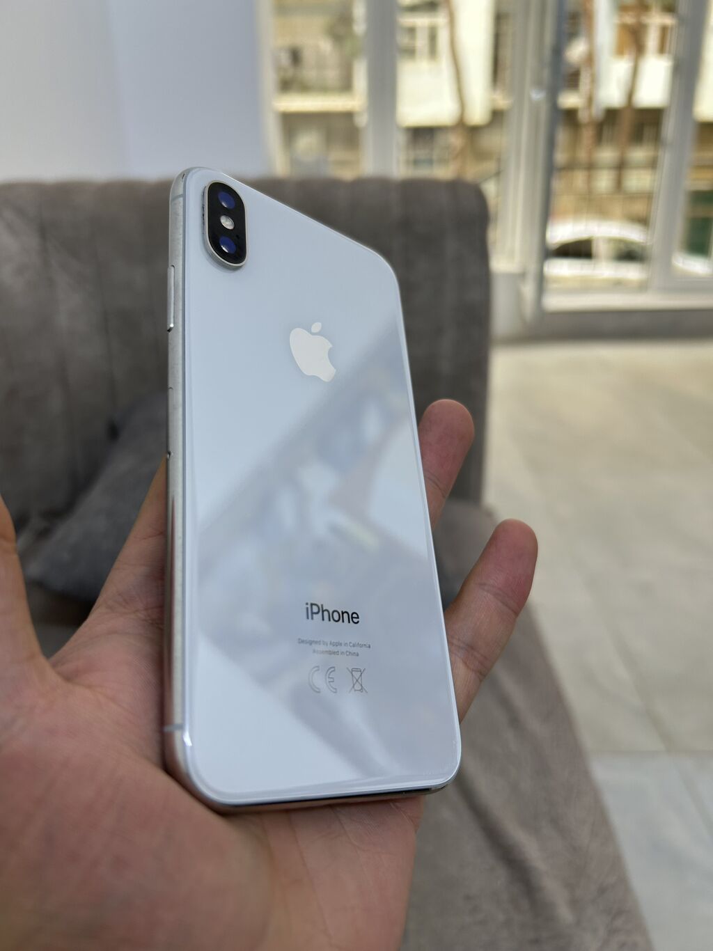 IPhone X, 64 GB, Ağ, Face ID — Apple iPhone, Bakı (2)