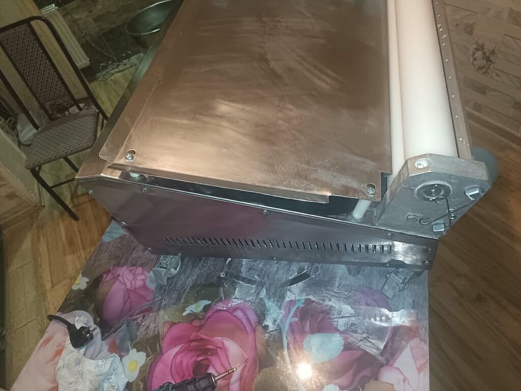 Peşəkar xəmir yayma/ruletka maşını - Elektrikli, paslanmayan poladdan — Peşəkar mətbəx texnikası, Yevlax (6)