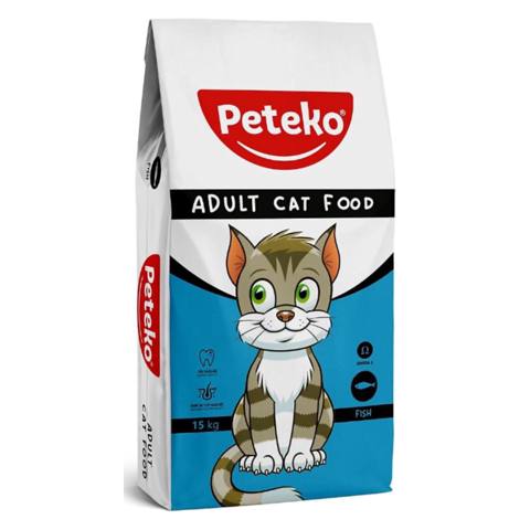 Quru yem Peteko, yetkin pişiklər üçün,baliq əti ilə,1 kq,Zoo Life — Баку