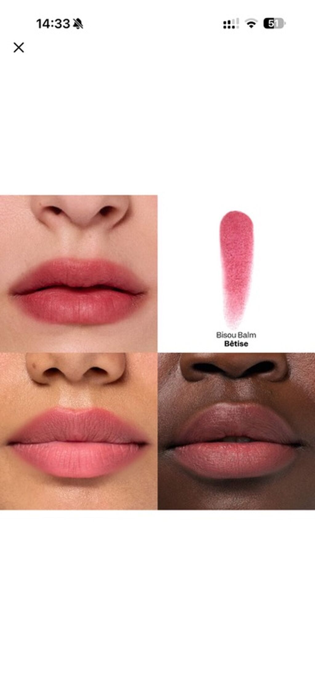 Vıolette_fr – Bisou Balm Sheer Matte Lipstick - Növ: Sheer mat dodaq — Makiyaj, Bakı (2)