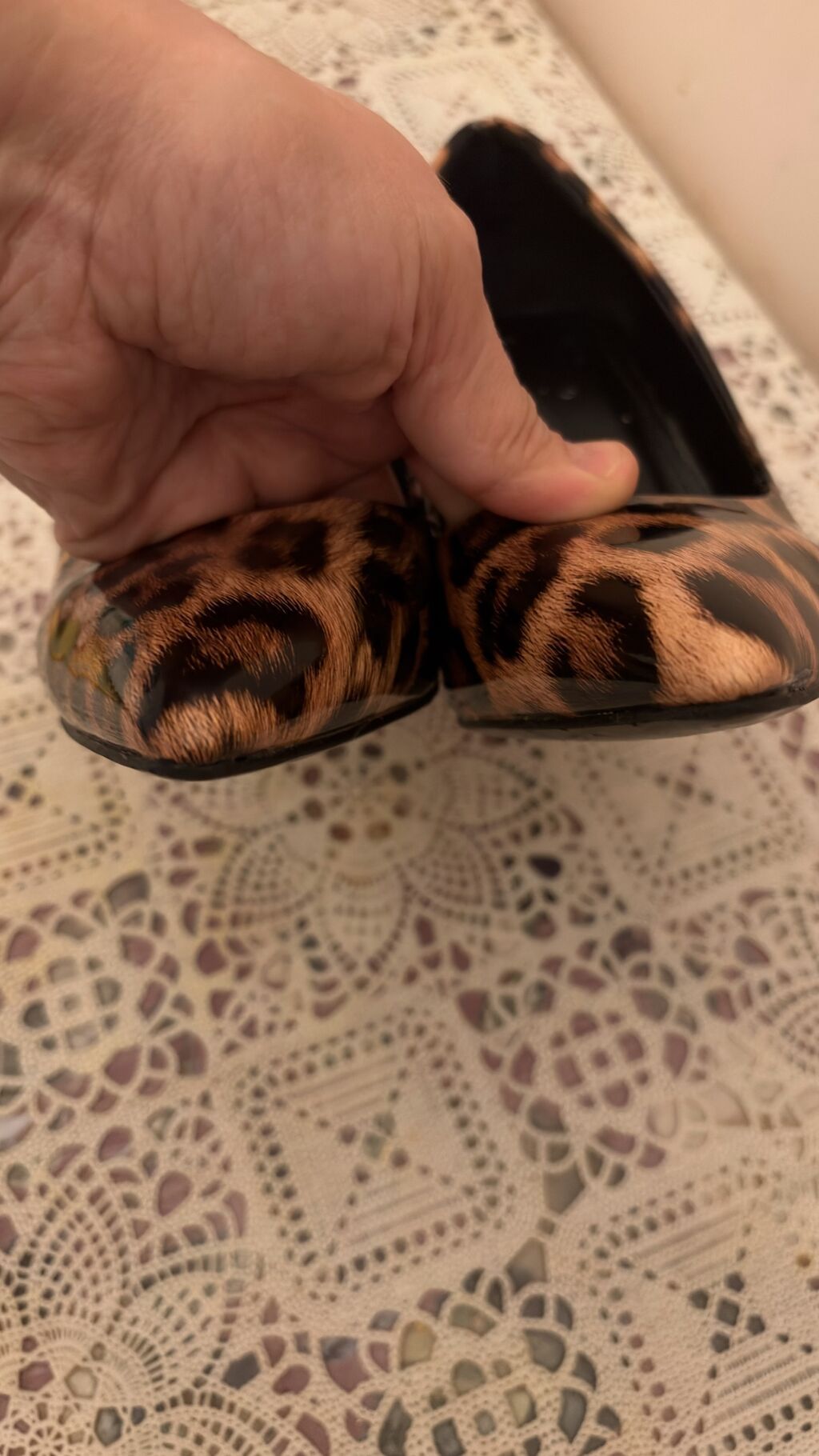 Leopard naxışlı qadın klassik tuflilər - Brend/Model: Daxildə — Tufl, Bakı (7)