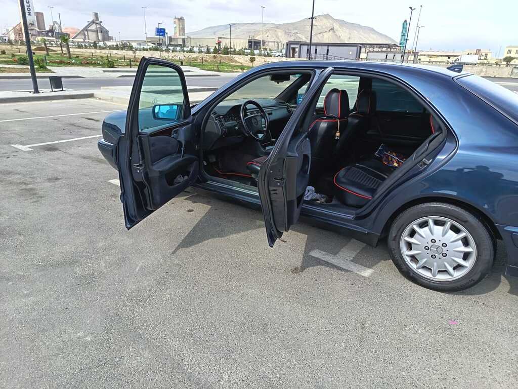 Mercedes E 230, 2.3 L, 1996 il, 298 471 km — Avtomobillər, Bakı (10)