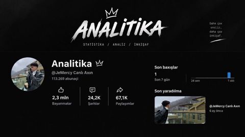 Tam arginal short ve videolardan yığılma kanaldı 1 ildi hesne — Şəmkir