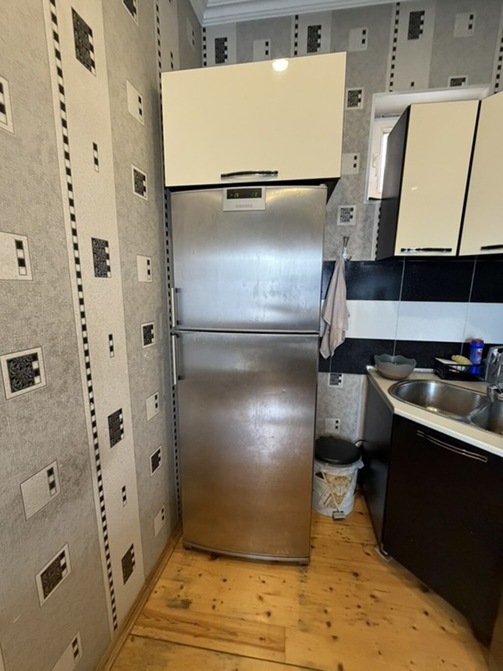 Siemens iki qapılı soyuducu - Rəng: paslanmayan polad (inox) - Üst — Soyuducular, Bakı (2)