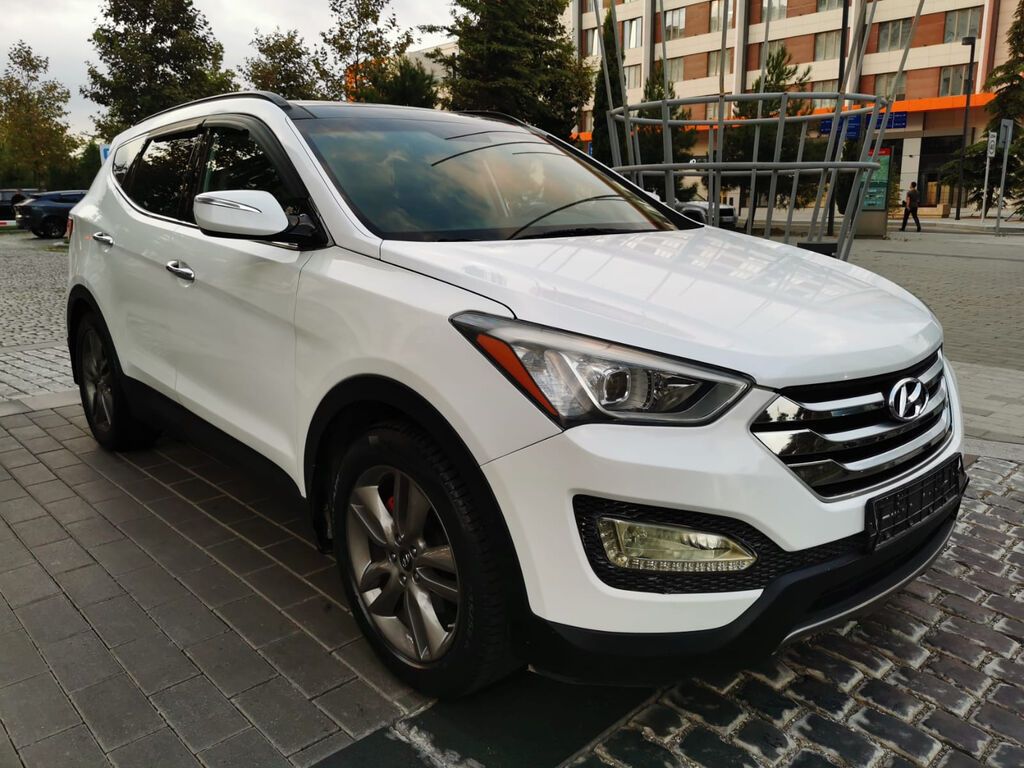 Hyundai Santa Fe: 9.8 l 2015 il Krossover — Avtomobillər, Bakı (7)