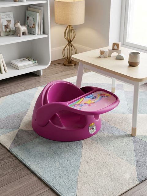 Uşaq oturacağı HS01, plastik, 6–12 ay, çəhrayı — Bakı