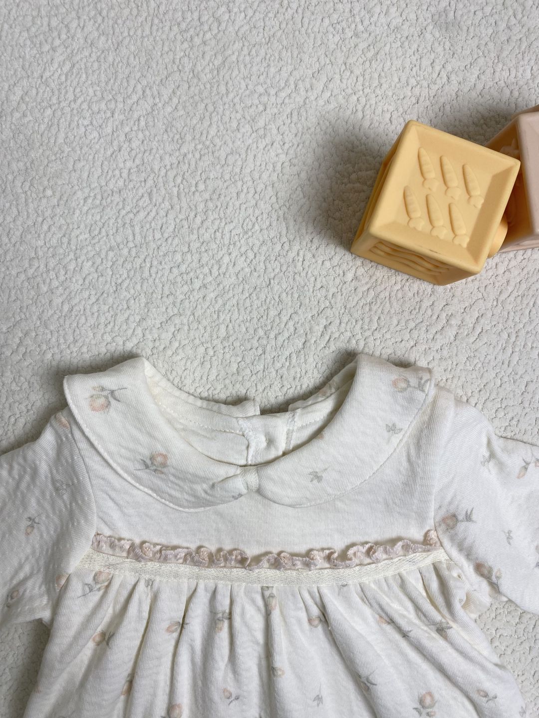 Qız üçün gündəlik don 2886504, ağ, pambıq, ölçü 9-12 ay — Mallar, Bakı (3)