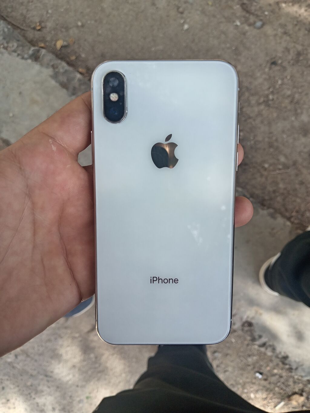IPhone X, Gümüşü, Face ID — Apple iPhone, Bakı (5)