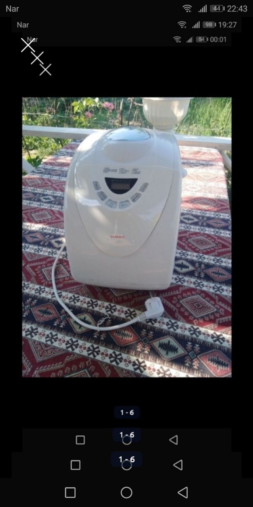 Salam yeni çörək bişirən maşındır satılır Luxell Dir istəsəz — Digər ev texnikası, Masazır