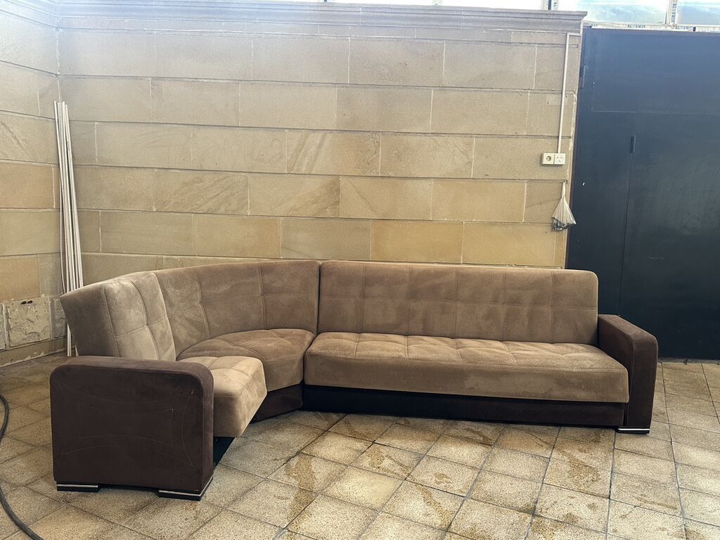 Künc divan, İşlənmiş, Açılan, Bazalı, Parça, Çatdırılma yoxdur — Divanlər, Bakı (2)