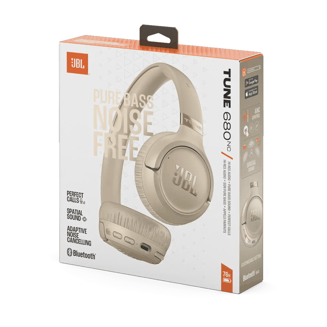 JBL Tune 680NC Beige — Simsiz qulaqlıqlar, Bakı (7)