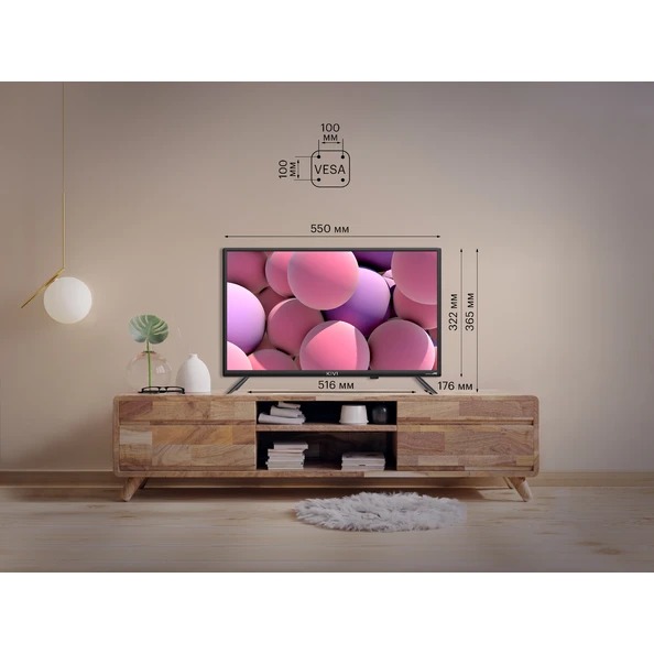 Kıvı TV 24 HD Smart TV Black 24H750NB — Televizorlar, Bakı (4)
