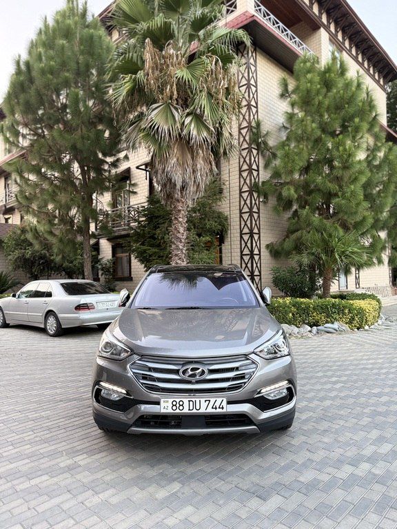 Hyundai Santa Fe, 2.0 L, 2017 il, 86 200 km 88-DU-744 — Avtomobillər, Bakı (5)