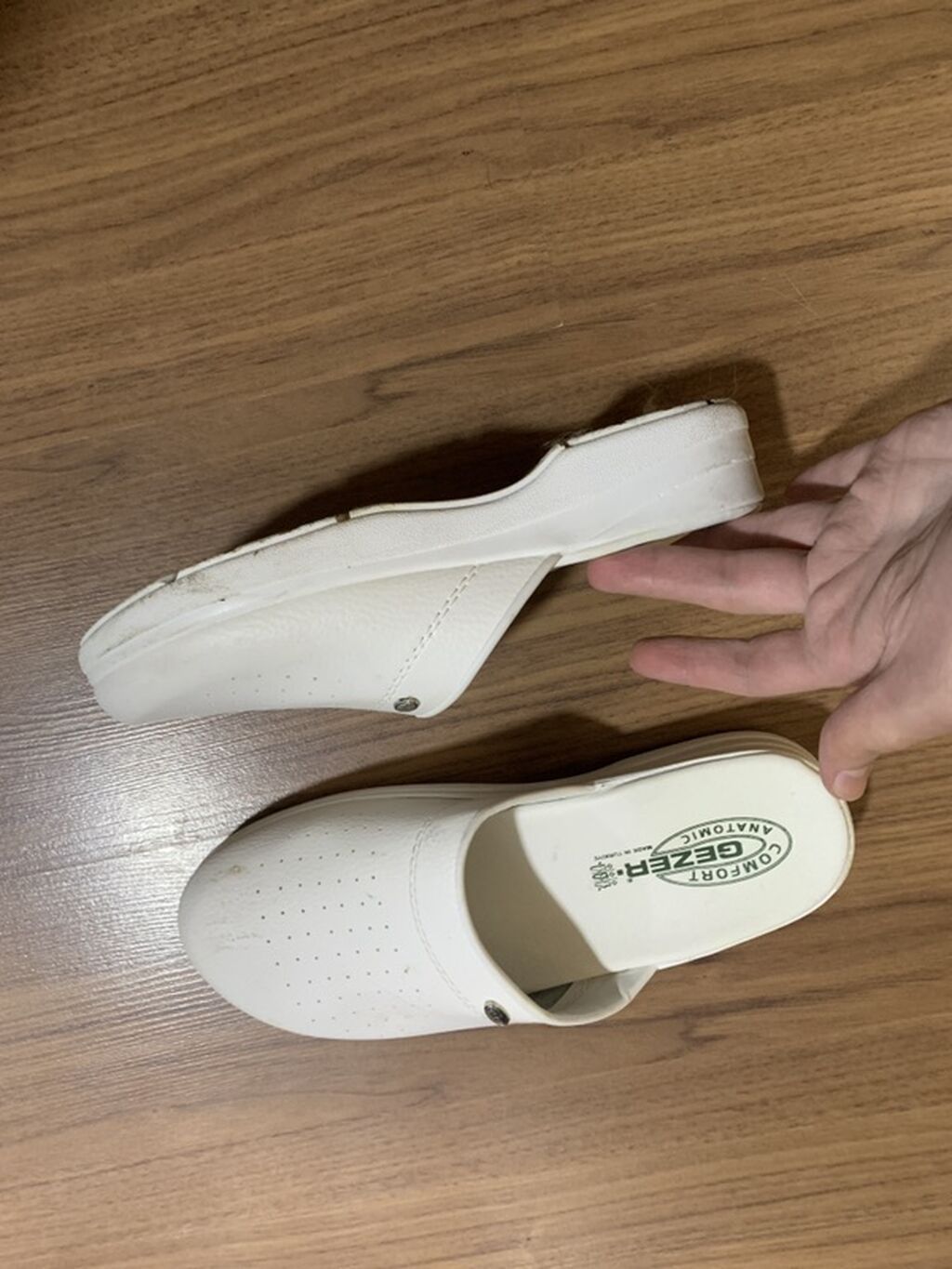 Gezer Comfort Anatomic ağ tibb/peşə sabotları - Brend: Gezer - Model — Şləpmə, Digah (3)