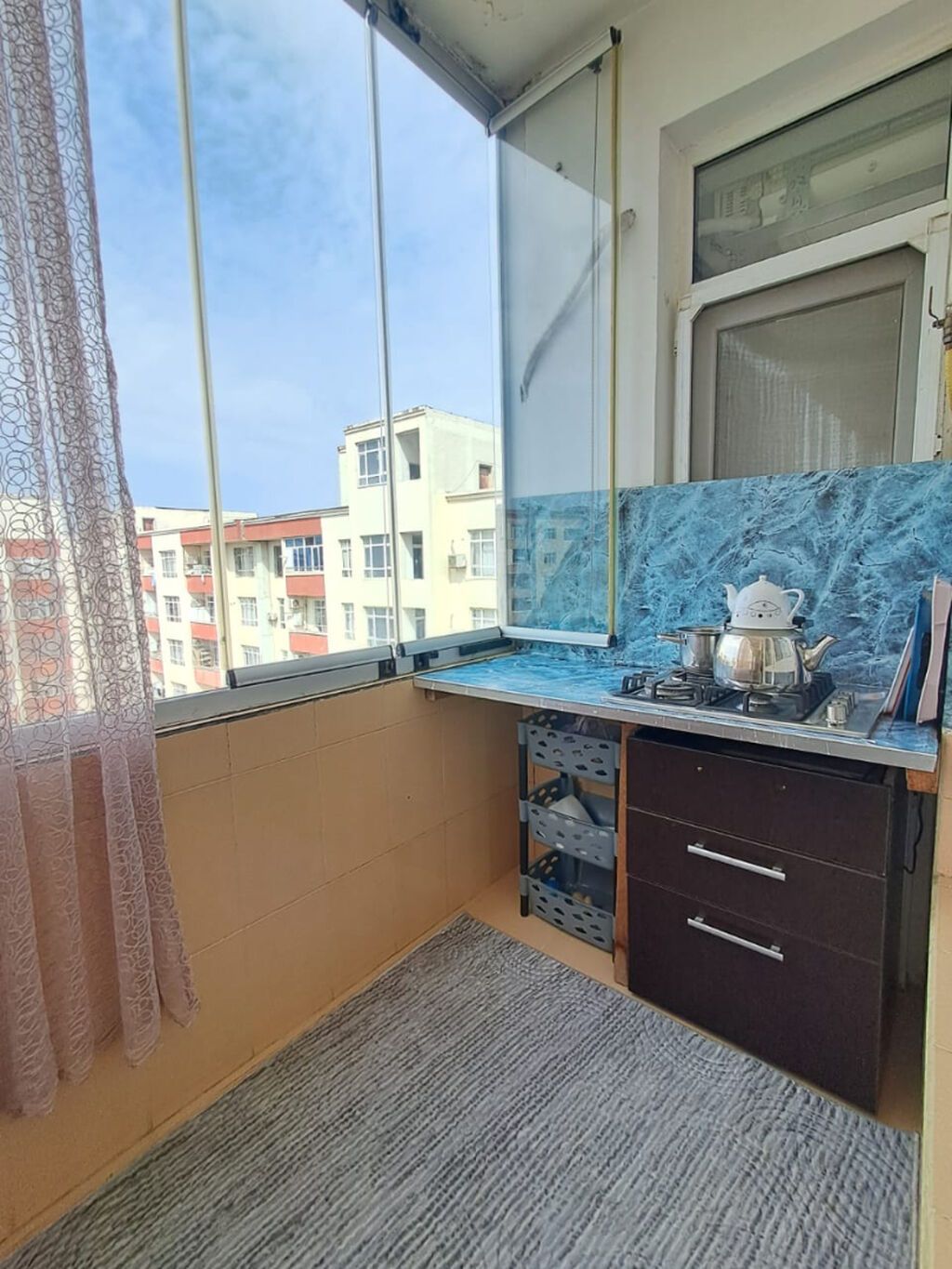3 otaqlı, Yeni tikili, m. İnşaatçılar, 123 kv. m — Mənzil, Bakı (6)