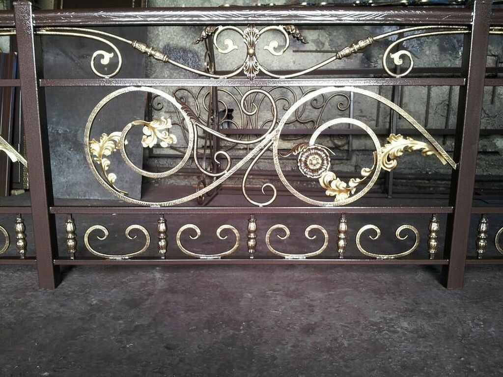 Balkon məhəccəri, Dəmir — Pəncərələr, qapılar, balkonlar, Sumqayıt (2)