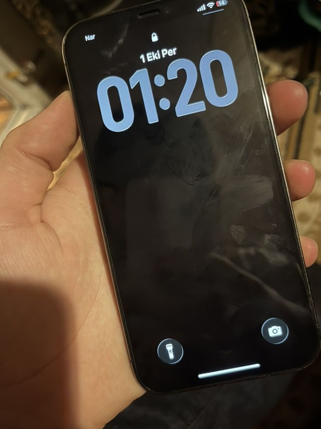 IPhone 12 Pro, Qara, Face ID — Apple iPhone, Gəncə (4)