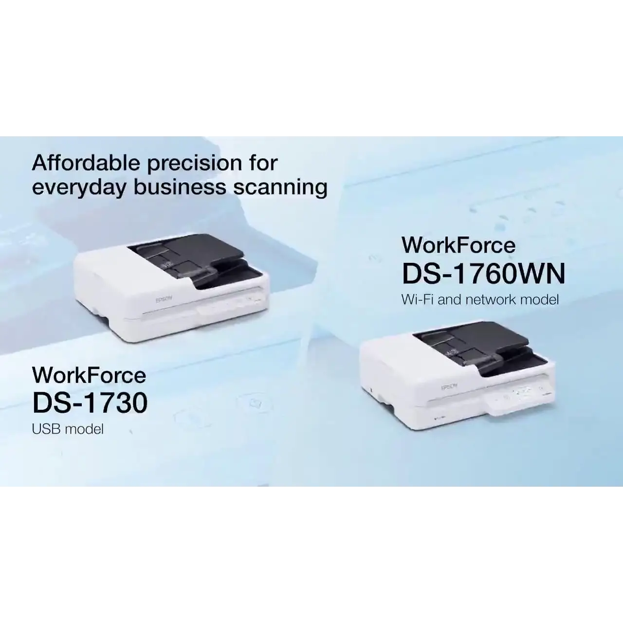 Epson Flatbed Scanner Workforce DS-1760WN (B11B274402) — Printerləri, Bakı (2)