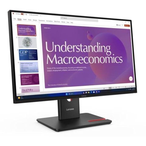 Monitor Lenovo ThinkVision T24D-40/ 23.8"(1920x1080) Wled/ 120Hz/ Tilt, Swivel, Pivot, Height Adjust — Bakı