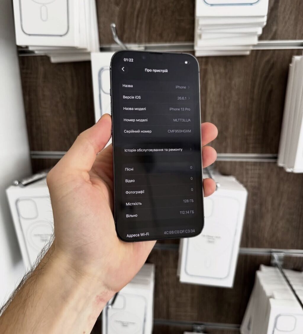 IPhone 13 Pro, 128 GB, Sierra Blue, Zəmanət, Simsiz şarj, Face ID — Apple iPhone, Bakı (3)