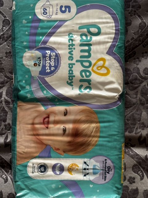 Məhsul: Pampers Active Baby uşaq bezi Ölçü: 5 (11–16 kq) Paket: 60 — Bakı